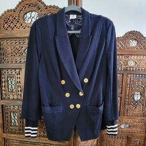 CAbi Grand Slam Blazer (Navy) - Size 12